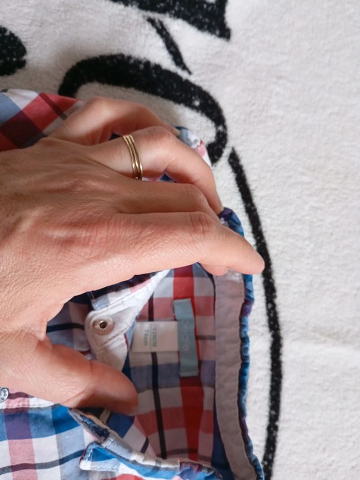 Chemise manches longues obaibi 12 mois - photo numéro 3