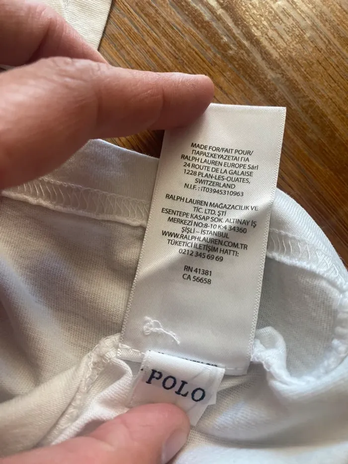 Tee-shirt manches courtes garçon 2 ans – Polo Ralph Lauren – Bon état, classique - photo numéro 4