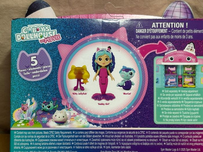 Gabby chat sirène coffret amis mer-veilleux Gabby’s Dollhouse - photo numéro 3