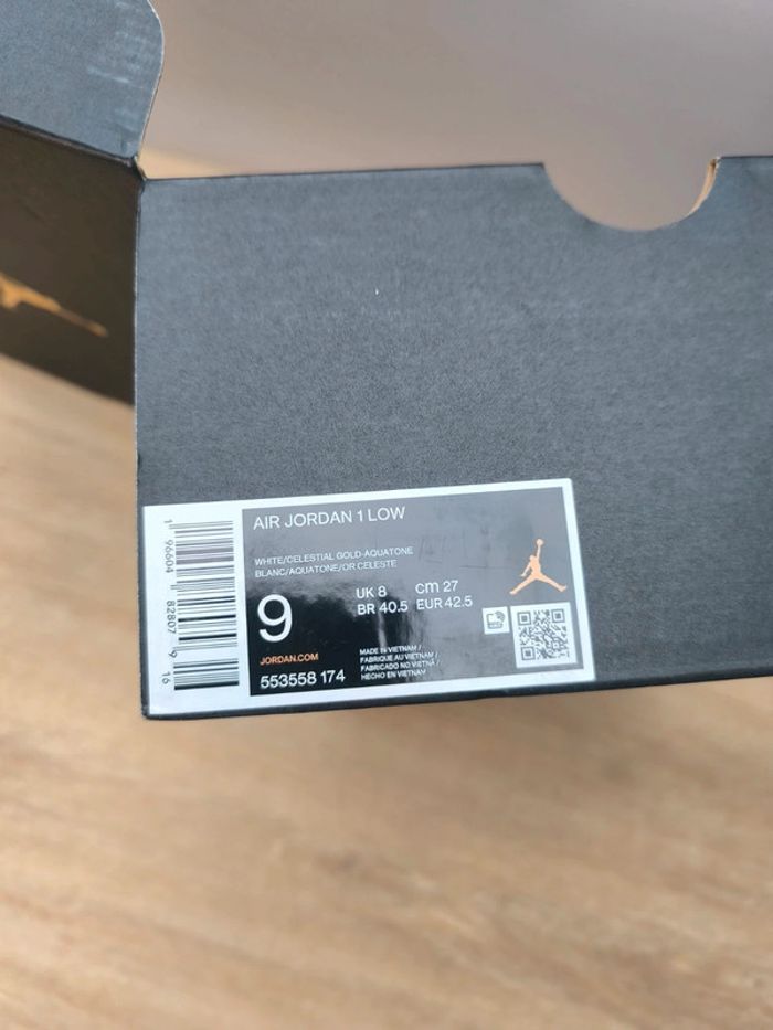 Baskets Jordan one mid black grappe pointure 38.5 comme neuves - photo numéro 11