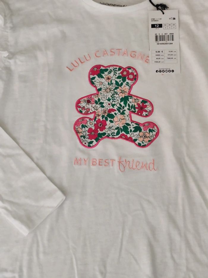T-shirt Lulu castagnette 12 ans - photo numéro 2