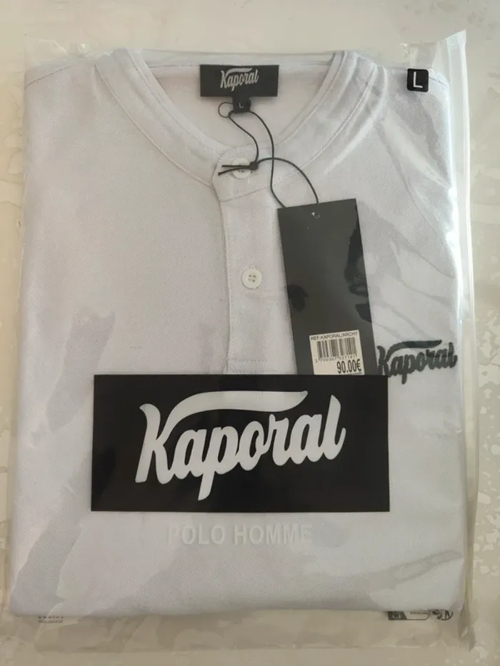 Polo homme Kaporal blanc L