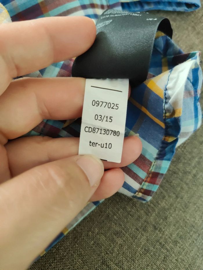 Chemise à carreaux tommy Hilfiger 4 ans - photo numéro 7
