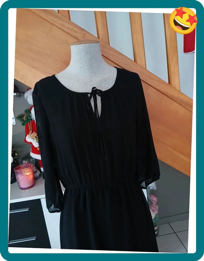 Robe Chic Noire Taille XL🌿💝 - photo numéro 4