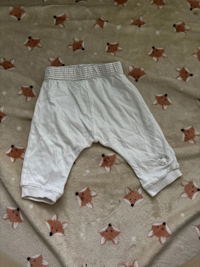 Pantalon blanc 3 mois garçon