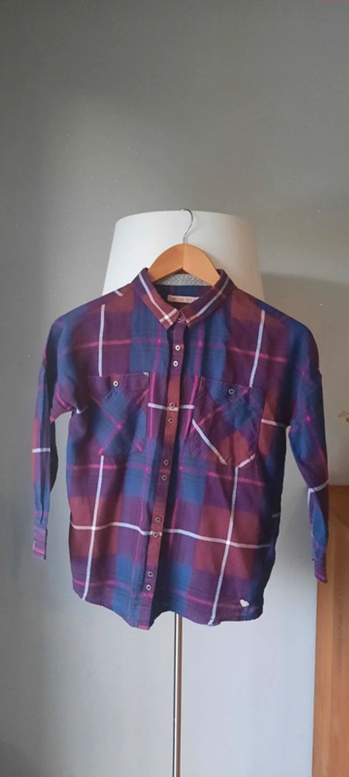 Chemise manches longues fille 10 ans Tom Tailor - photo numéro 2