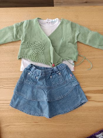 Ensemble de printemps obaibi 12m/74cm