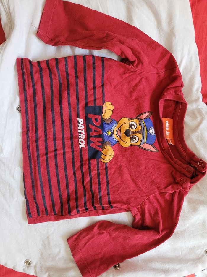 T shirt manches longues 74 cm