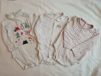 Lot 3 bodies 18 mois automne hiver