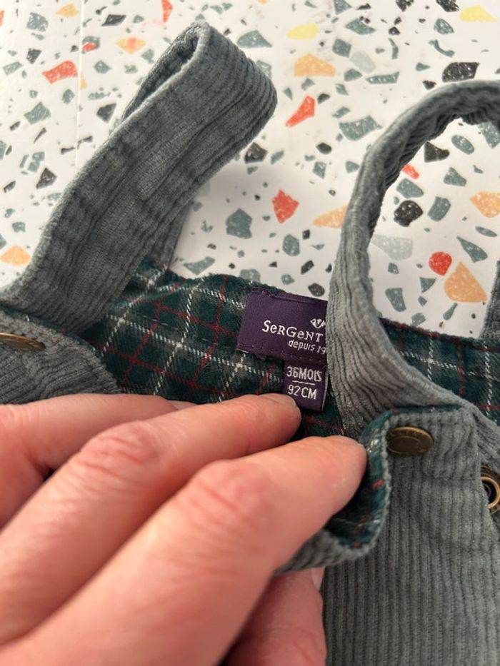 Ensemble salopette t-shirt sergent major - photo numéro 5