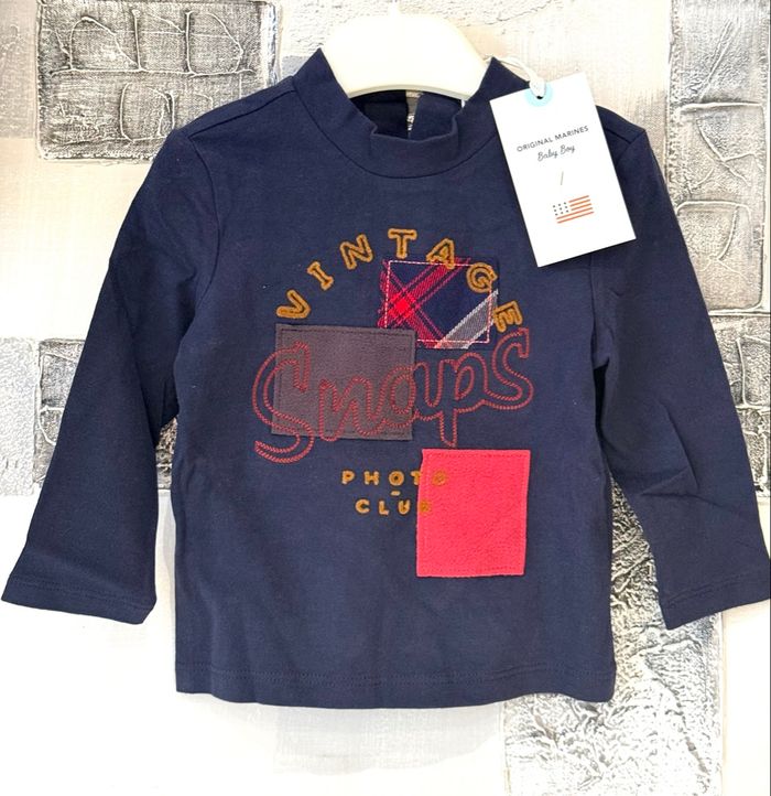 T-shirt Original Marines T6-9 mois