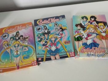 Lot de 3 coffrets de dvds Sailor Moon