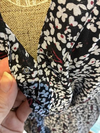 Robe midi plissée Tissaia - Motif Floral - T38