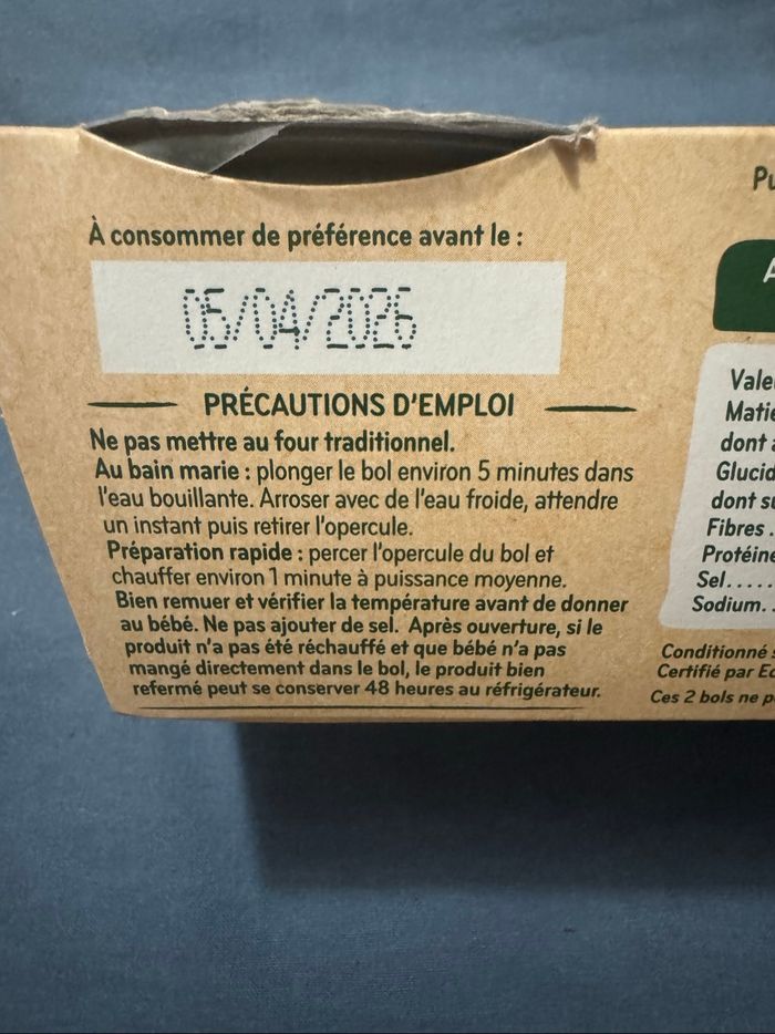 Lot repas bébé Babybio et Blédina – dès 8/12 mois - photo numéro 8