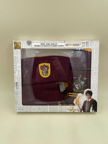 Coffret Bonnet, écharpe et chaussettes Harry Potter Gryffondor neuf