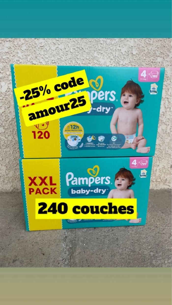 Pampers taille 4
