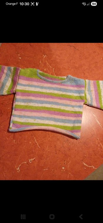 Pull fille taille 4 ans