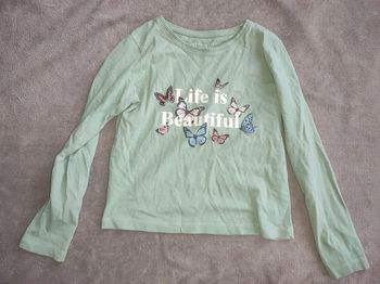 Tee-shirt manches longues fille 8 ans