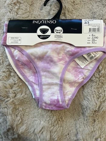 Lot de 3 slips fille 2/3 ans