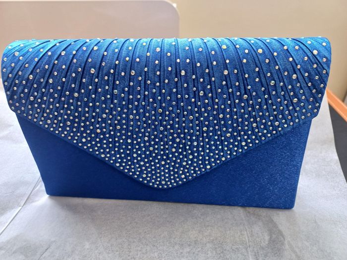 Pochette chic bleue - photo numéro 3