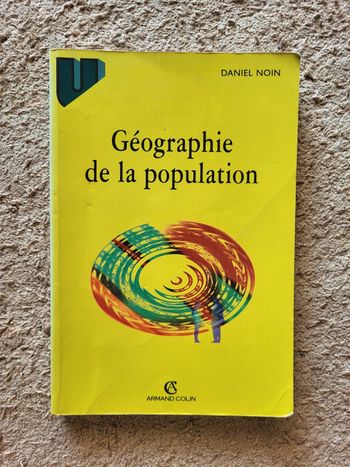 Livre Géographie de la population de Daniel Noin - ouvrage universitaire