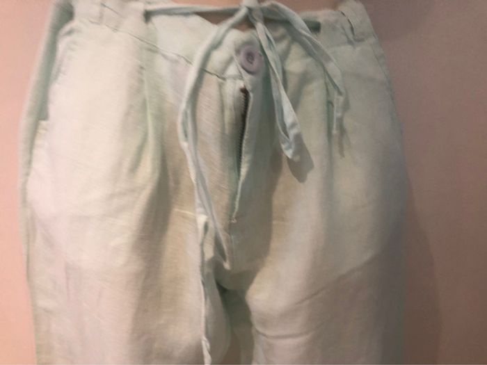 Pantalon d’été en lin et coton tissia taille 38 - photo numéro 19