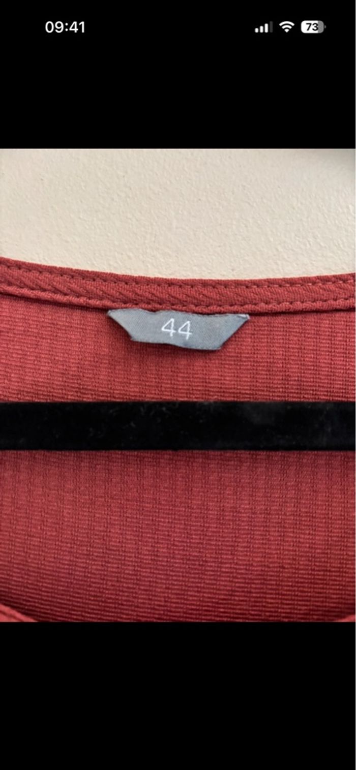 Robe bordeaux/rose - photo numéro 3