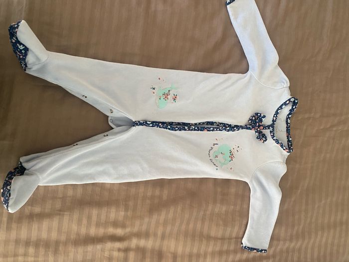 Pyjama bleu ciel Sergent Major 12 mois neuf