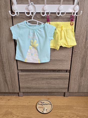 Vêtement Bébé Fille - Ensemble été - Tex - 3 mois