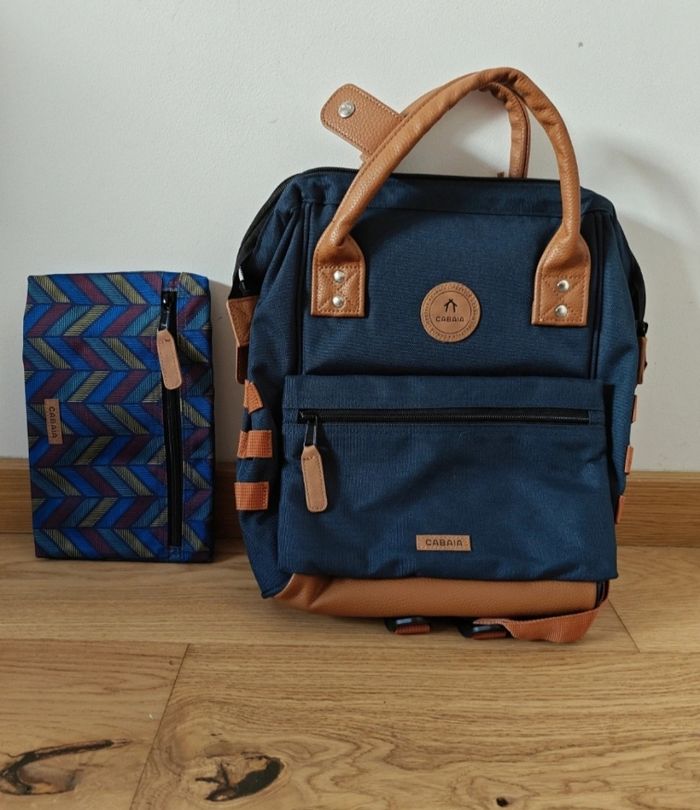 Sac à dos cabaïa S marine camel