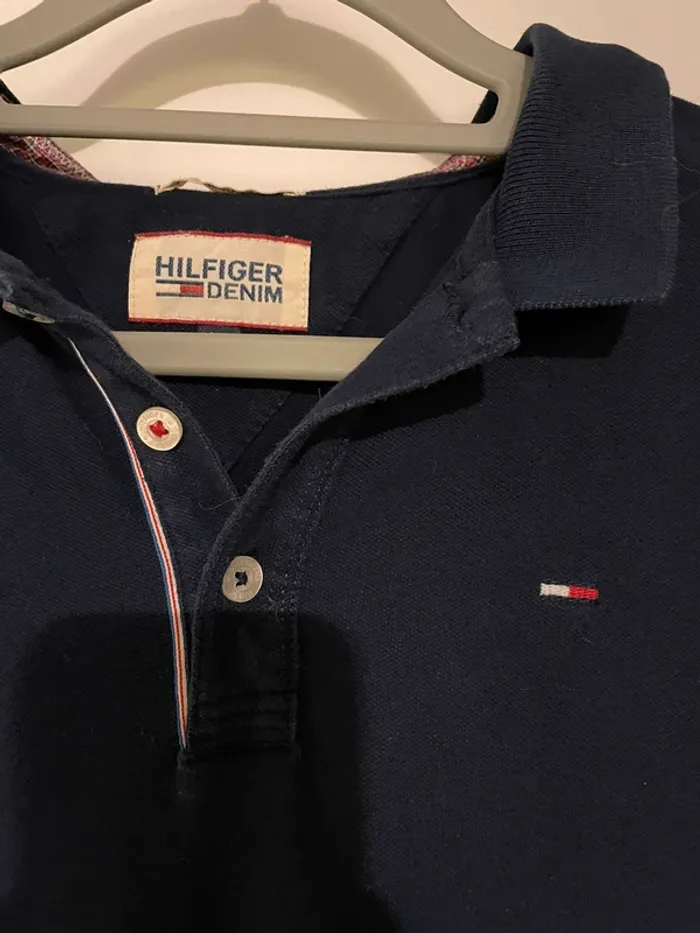 Polo femme à manches longues Tommy Hilfiger denim taille XS - photo numéro 2