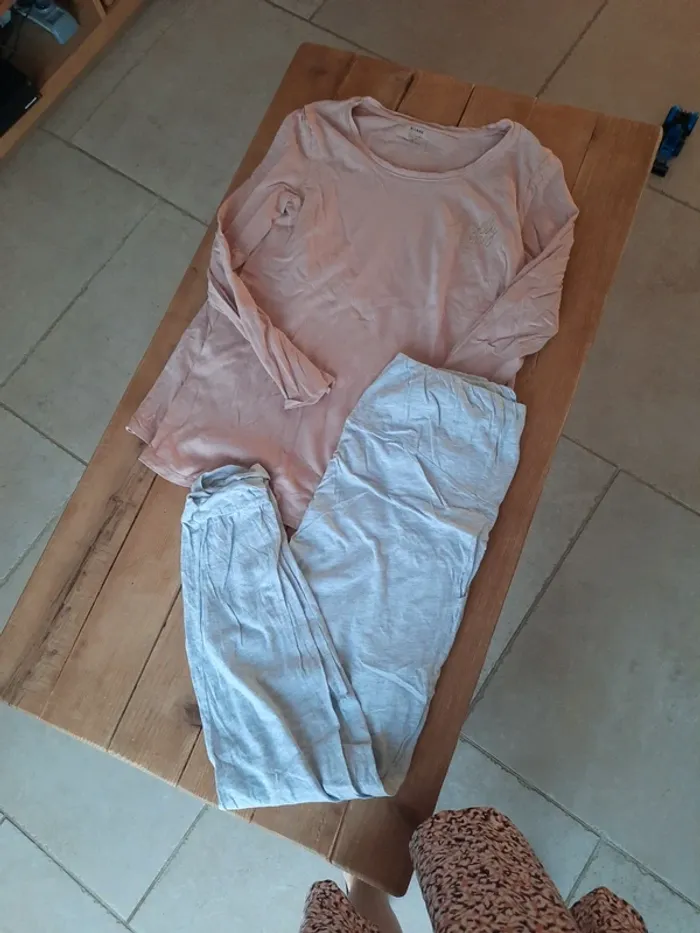 Pyjama 2 pièces grossesse