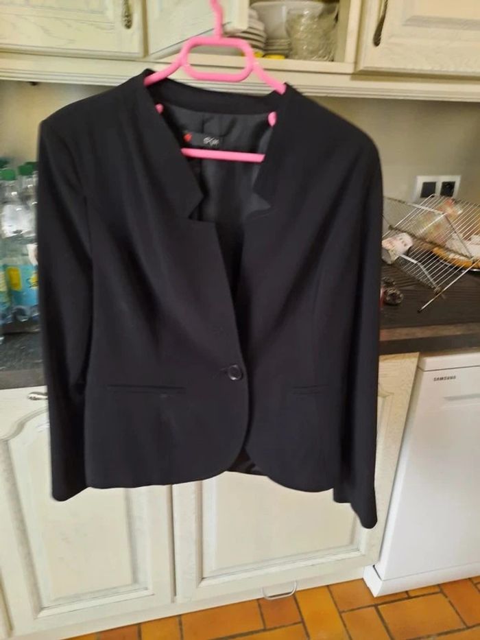 Veste - taille 46 - Sym - couleur noire - photo numéro 3