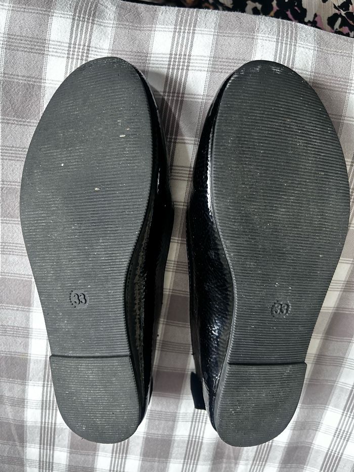 Ballerines vernis noires fille - photo numéro 4