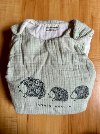 Gigoteuse Verbaudet verte hérisson 