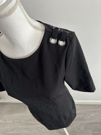 Petite robe noire et argentée Etam T36