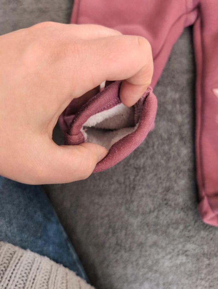 Pantalon fille épais 12 mois - photo numéro 3