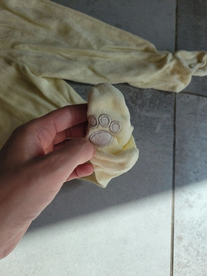 Lot ensemble grenouillère taille 12 mois deux piece veste pantalon - photo numéro 3