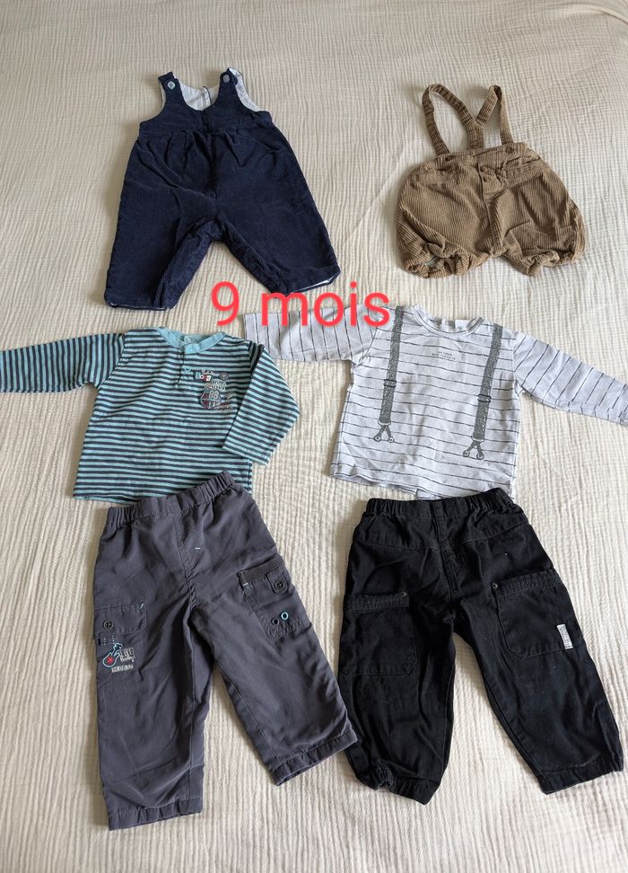 Lot vêtements 9 mois