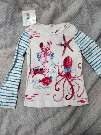 T shirt manches longues catimini