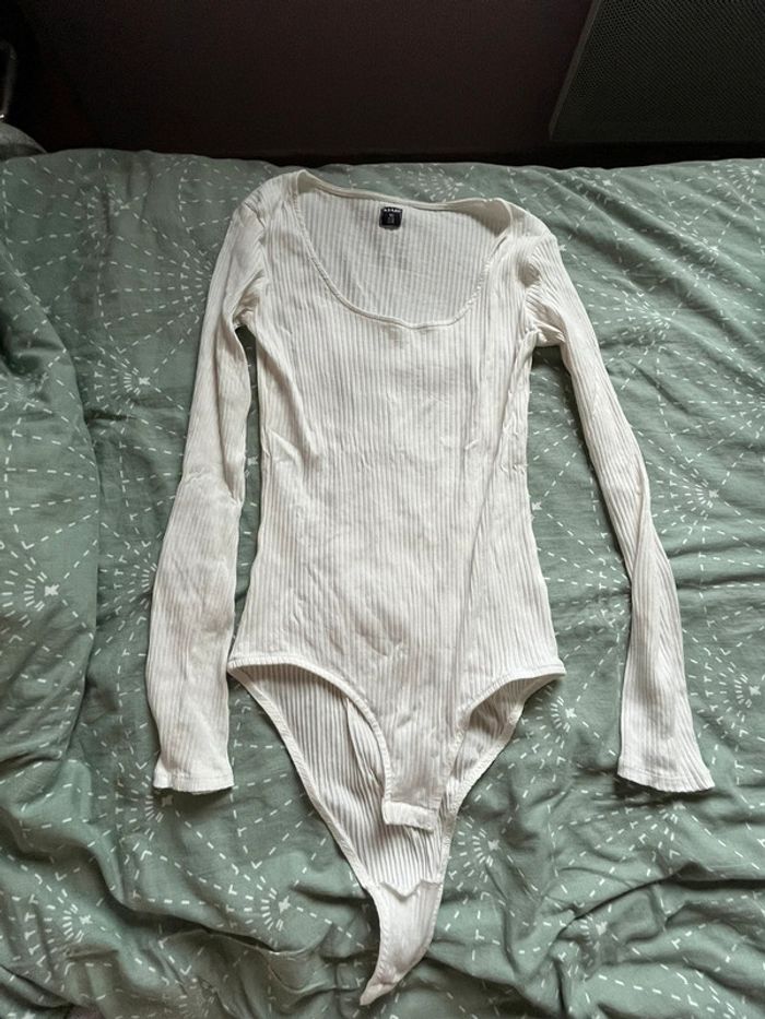 bodies blanc manches longues