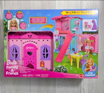 🏠 Barbie Family et Friends Club Chelsea Maison Meublée Maison de jeu complète pour enfants