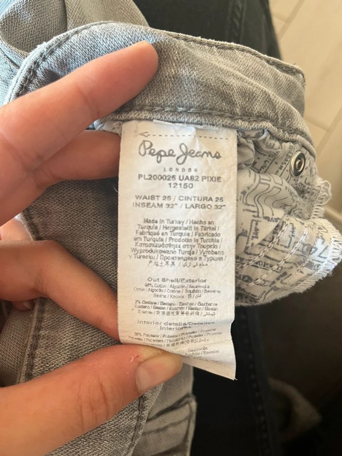 Jeans gris clair Pepe Jeans - photo numéro 5