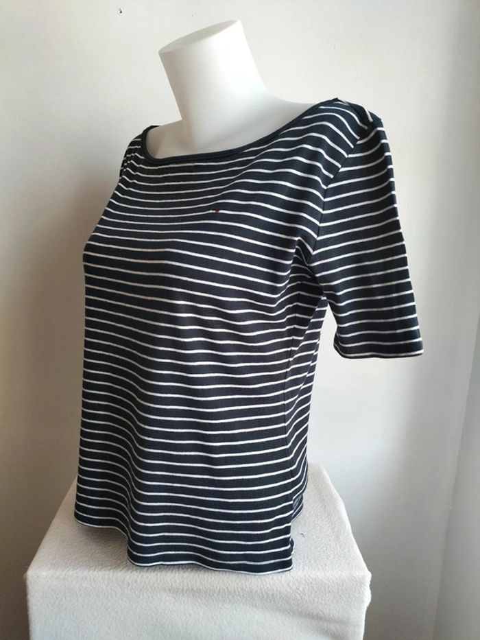T Shirts Femme Marinière Tommy Hilfiger - M - photo numéro 4