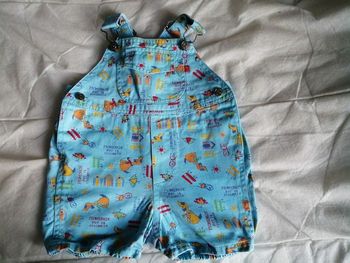 Salopette courte 6 mois Du pareil au meme