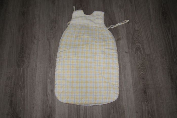 GIGOTEUSE JAUNE ET BLEU CIEL "PRAIA" - 0/6 MOIS - n°01 - photo numéro 2