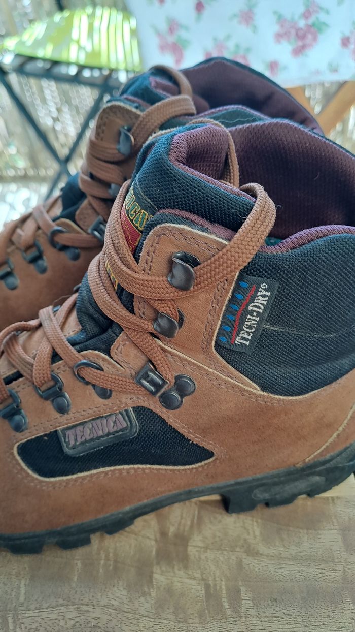 Tecnica Trekking femme / Chaussures randonnée / Tecni-Dry imperméable/Chaussure de rando vintage - photo numéro 3