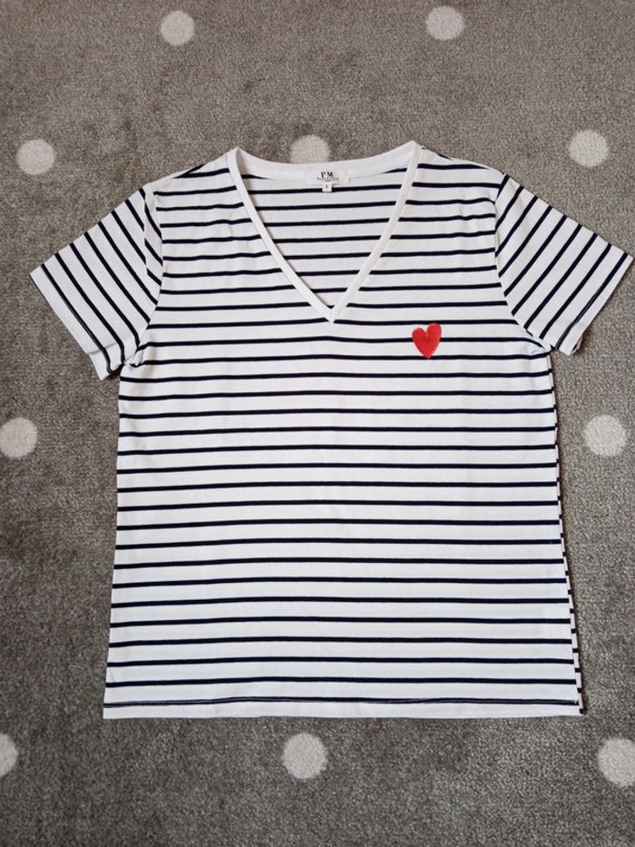 P&m. T shirt manches courtes
