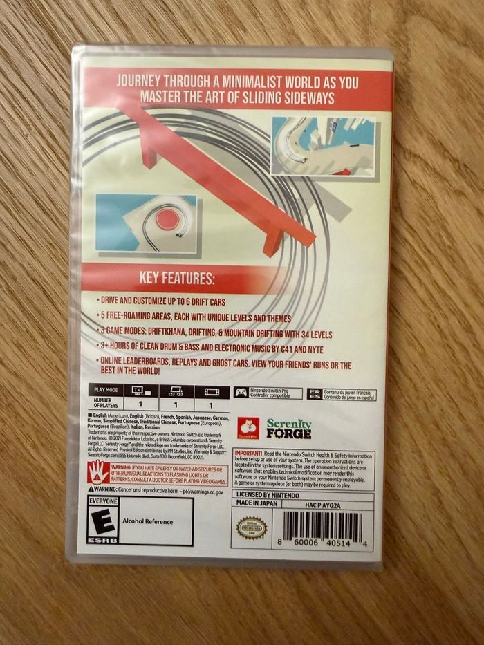 Absolute Drift - Zen Edition, Jeu Nintendo Switch NEUF sous blister - photo numéro 2