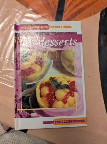 Livre " les desserts"
